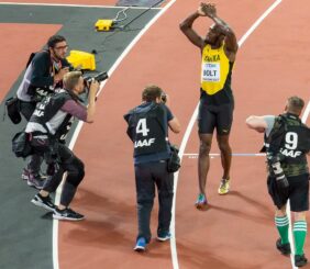 Atletas más rápidos 100 metros Usain Bolt